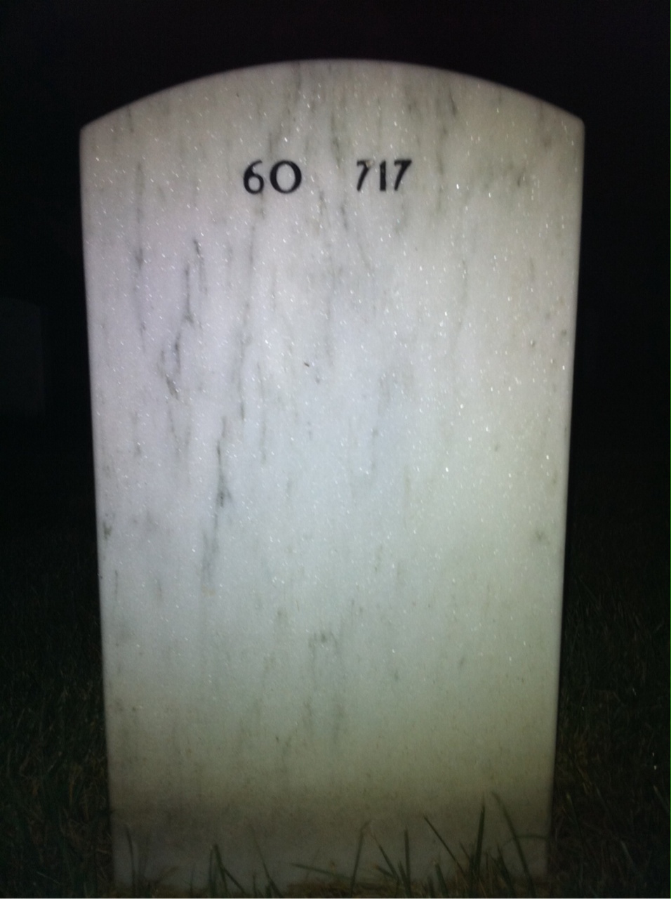 Back of headstone — William Vogler