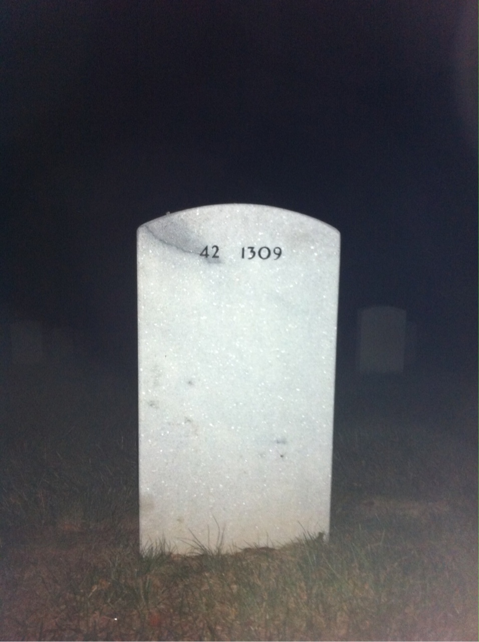 Back of headstone — William Lassen