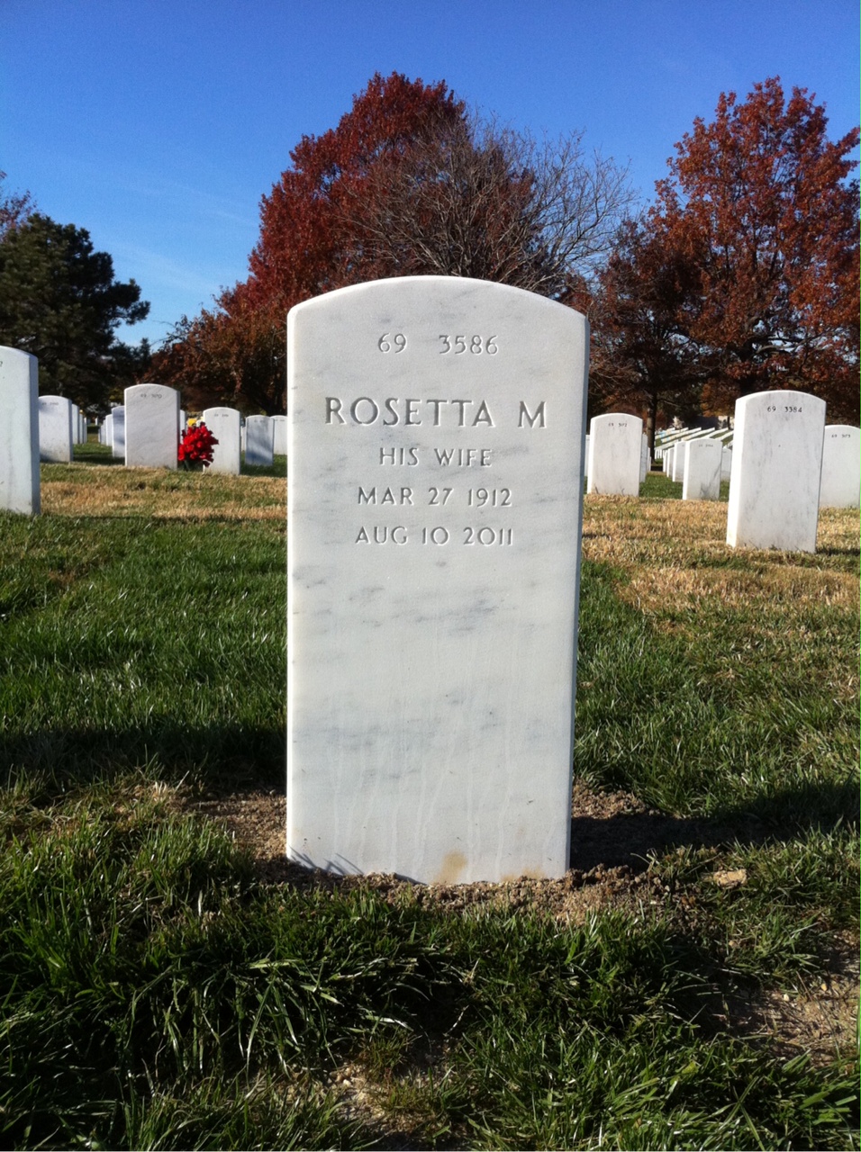Back of headstone — James Gilmore