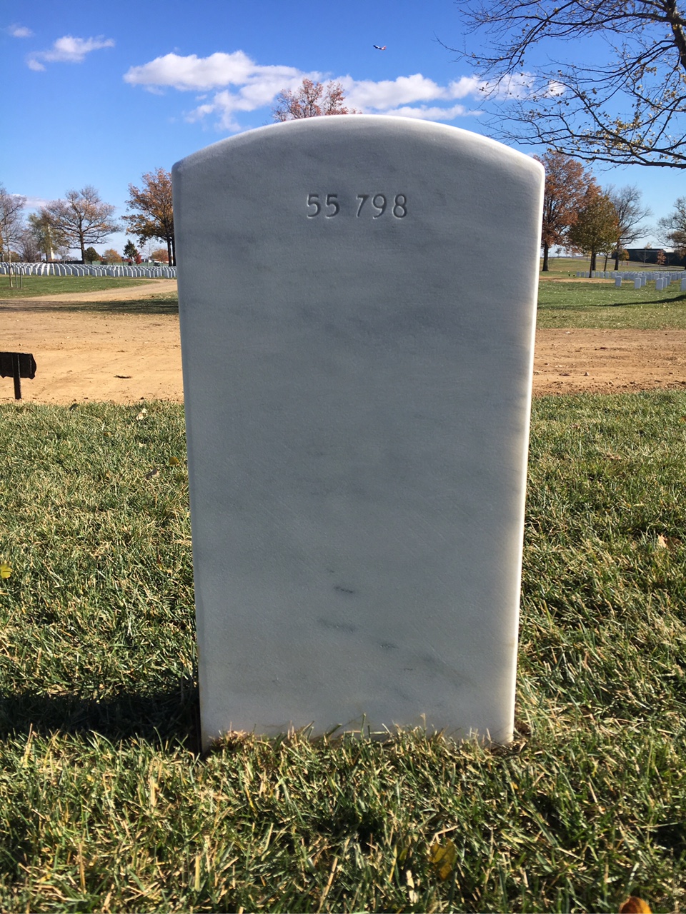 Back of headstone — William Henry Fisher