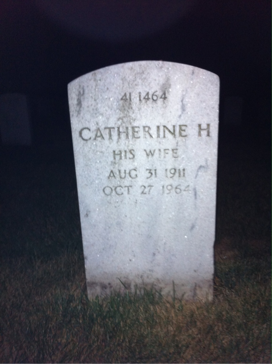 Back of headstone — James Robert Taylor