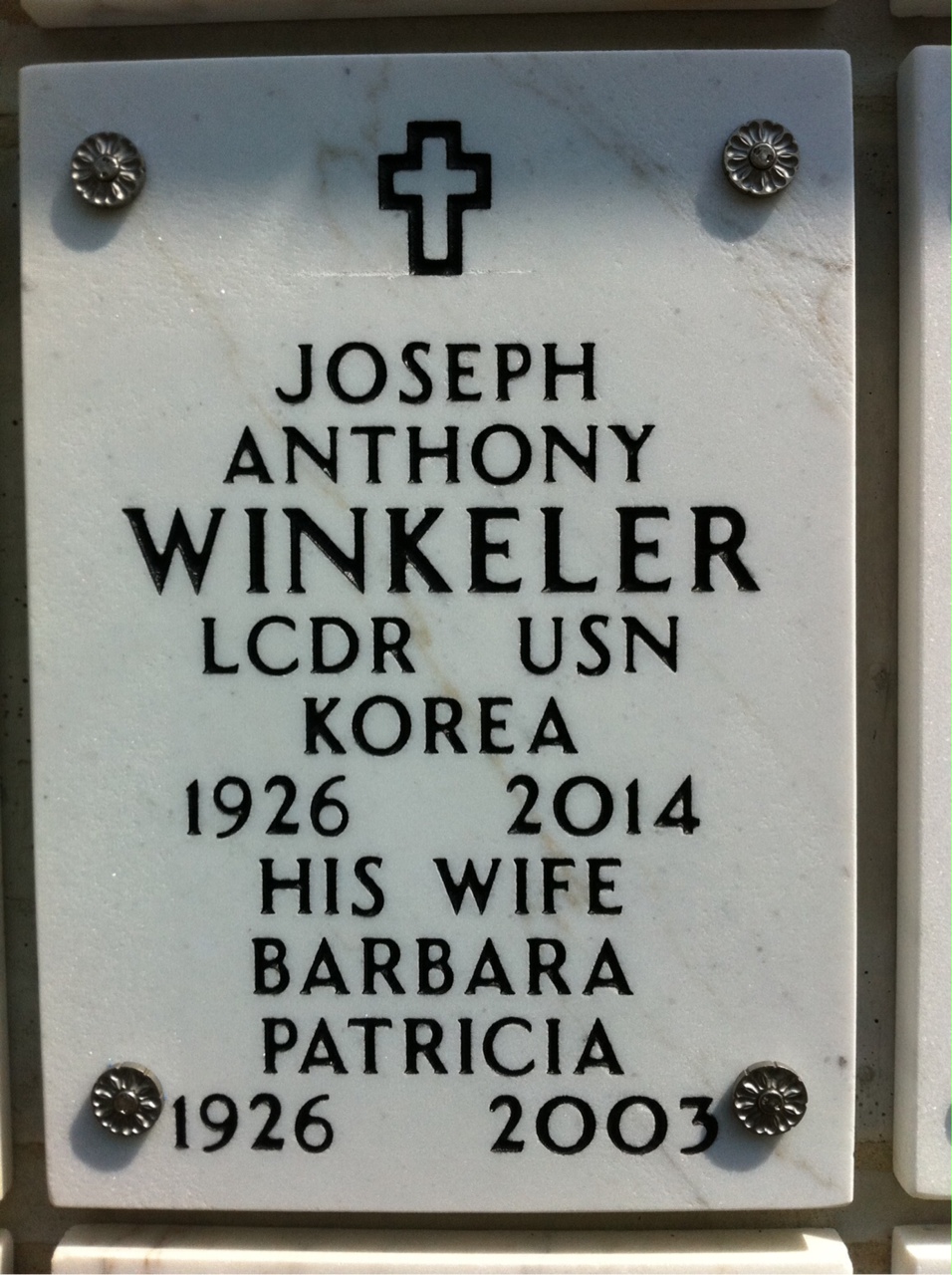 Joseph A Winkeler