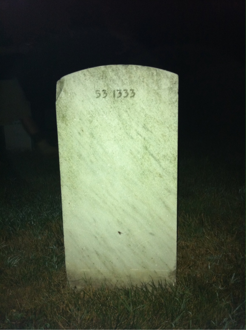 Back of headstone — Stephanie Ayd