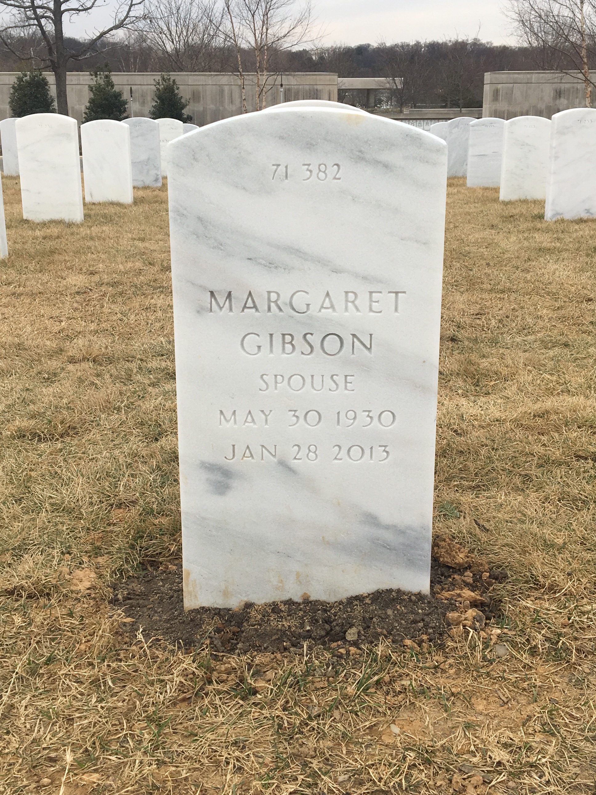 Back of headstone — Sylvio J Desroches