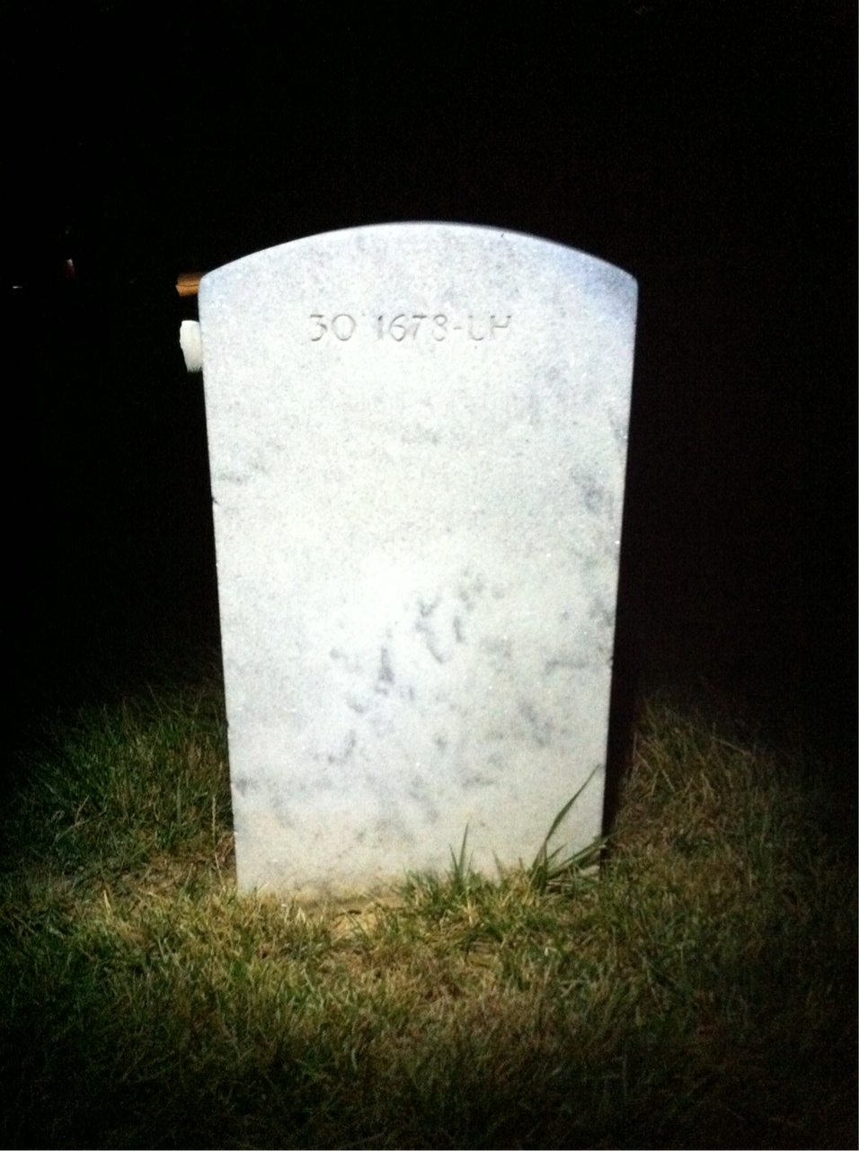 Back of headstone — Dorothy Algire