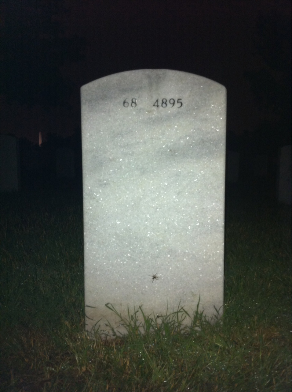 Back of headstone — Gordon Cameron
