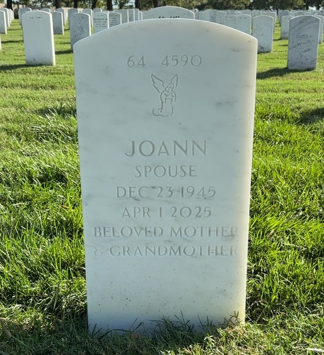 Back of headstone — Dennis Prettyman