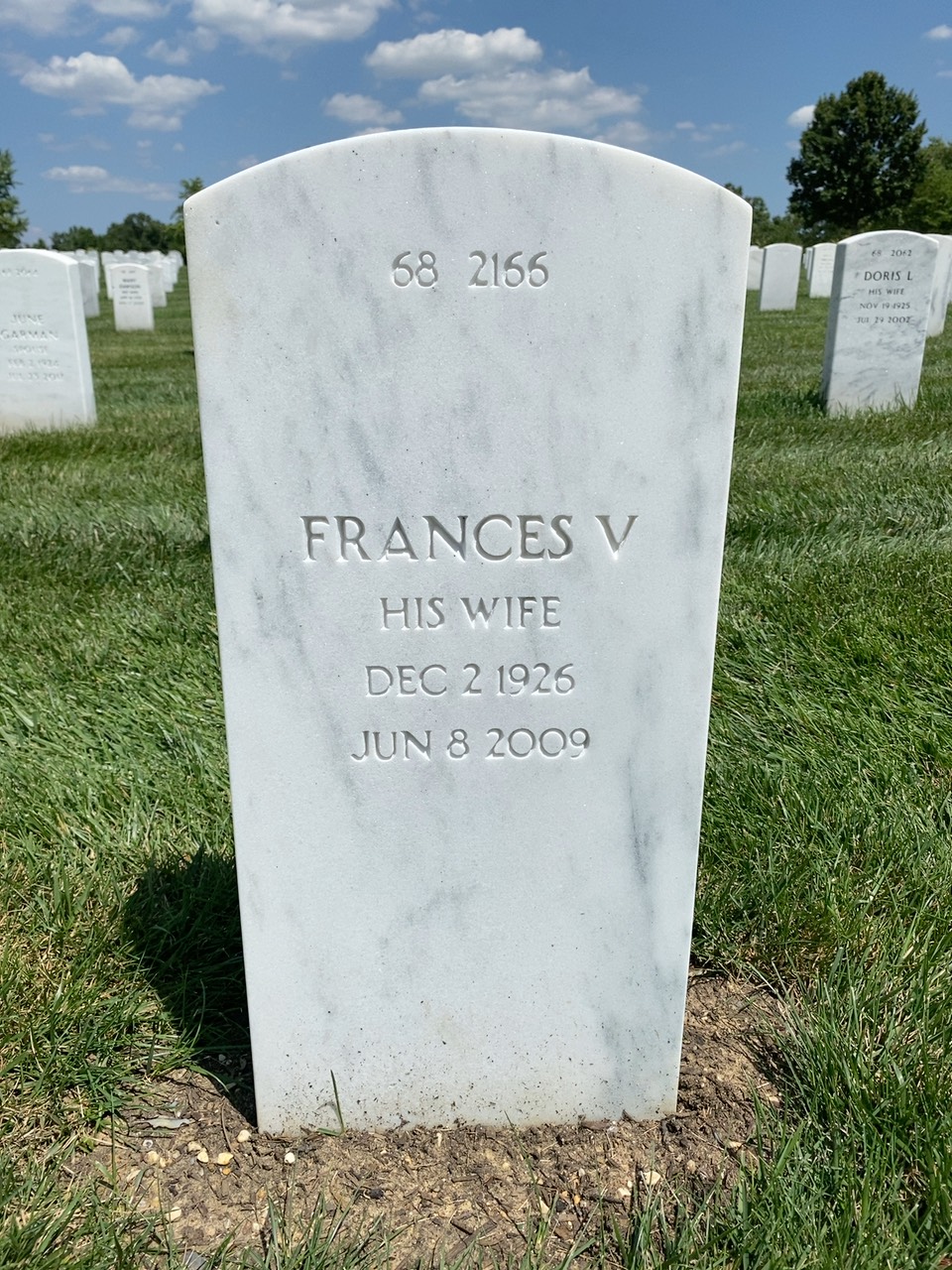Back of headstone — Carl Jacobsen