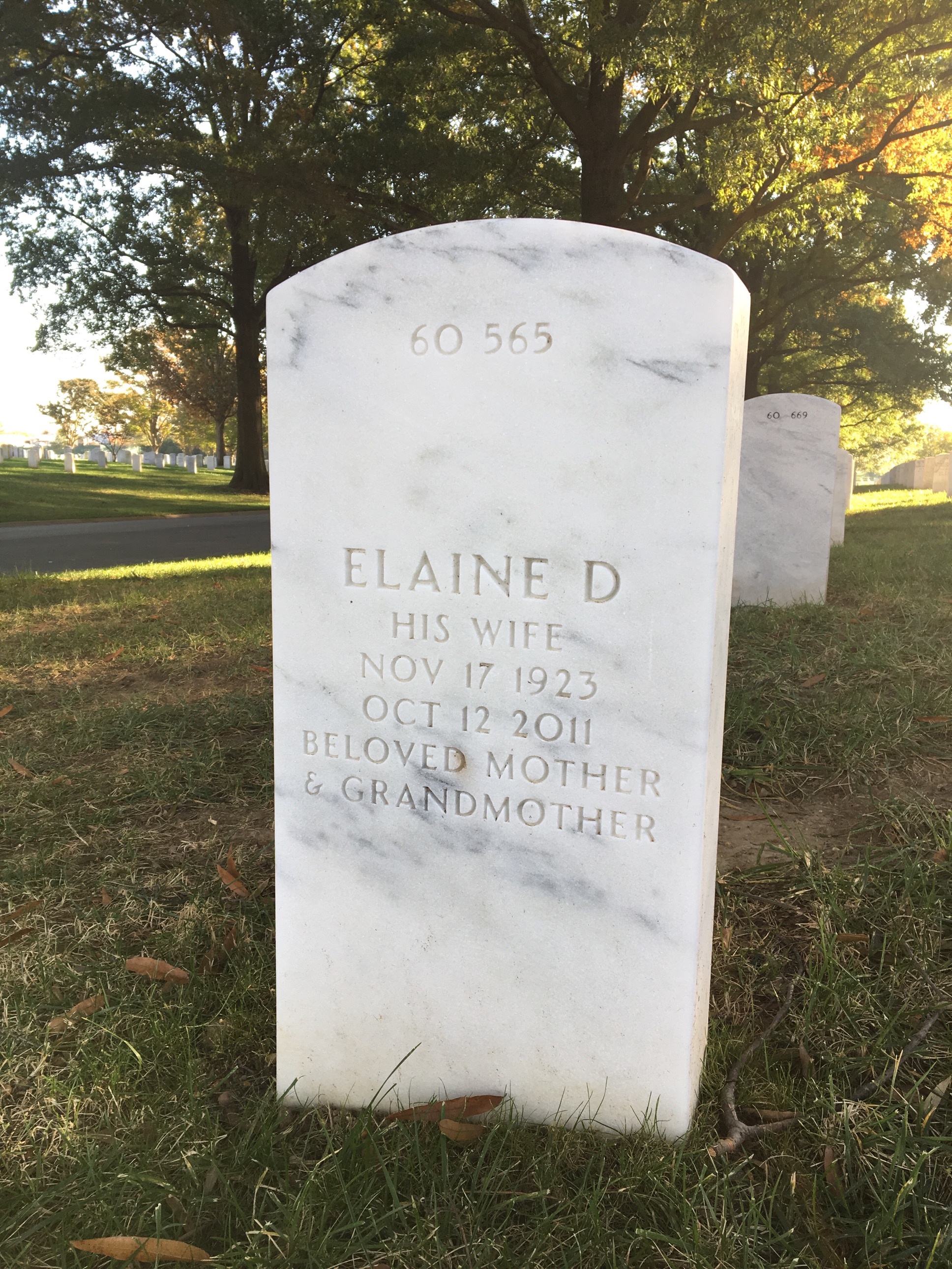 Back of headstone — Carl Cash