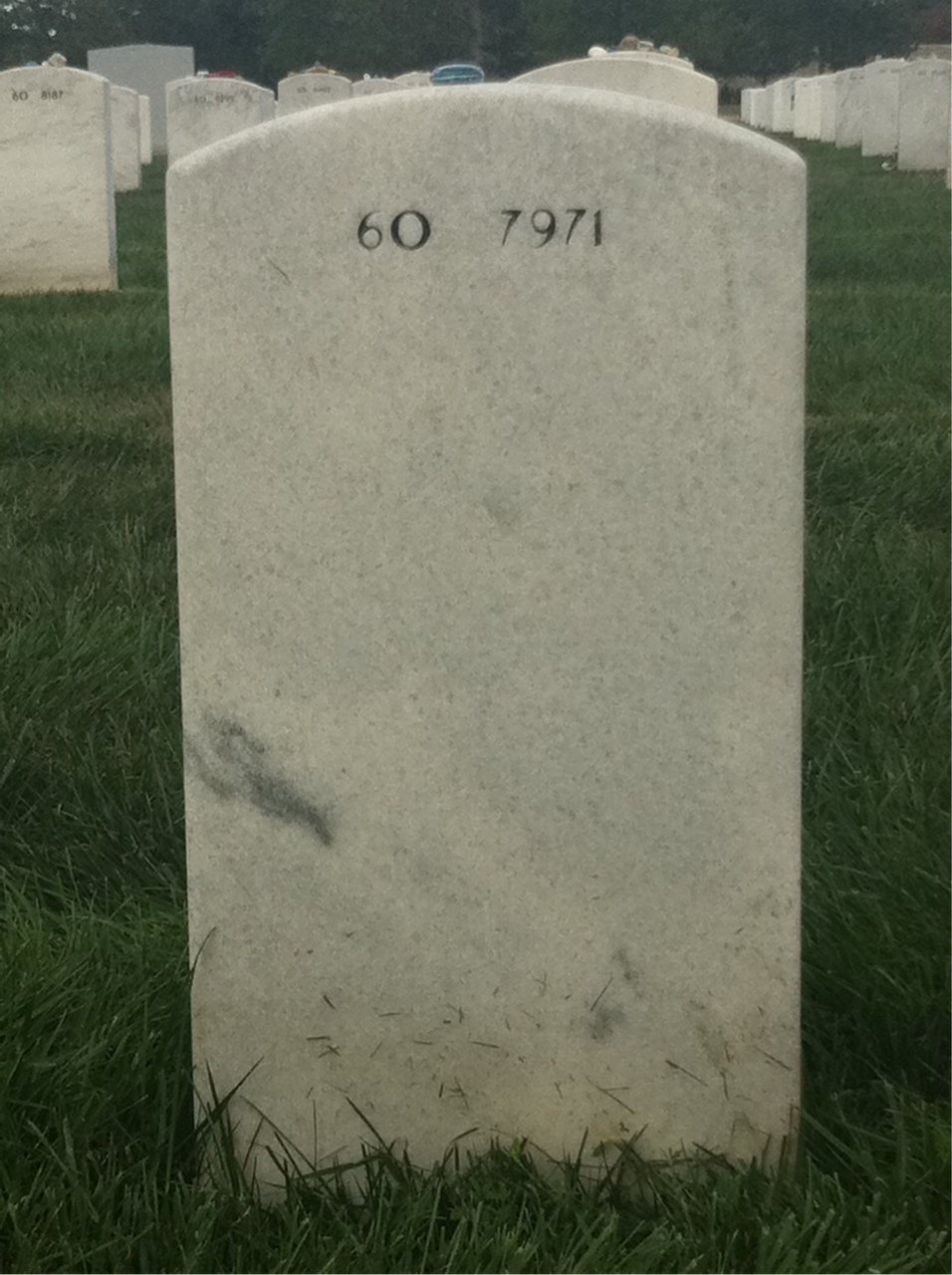Back of headstone — Jason Ford