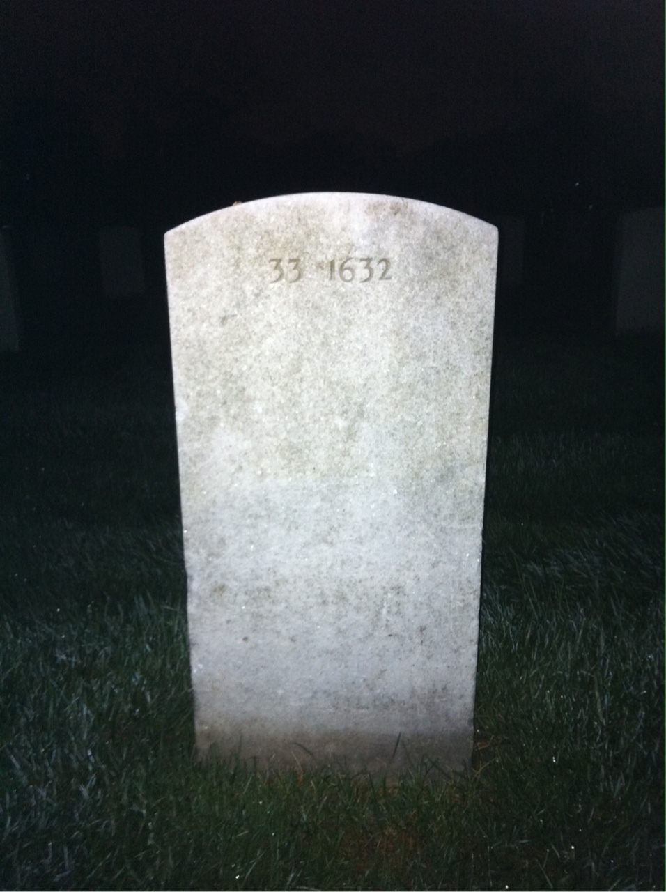 Back of headstone — Evelyn Molan
