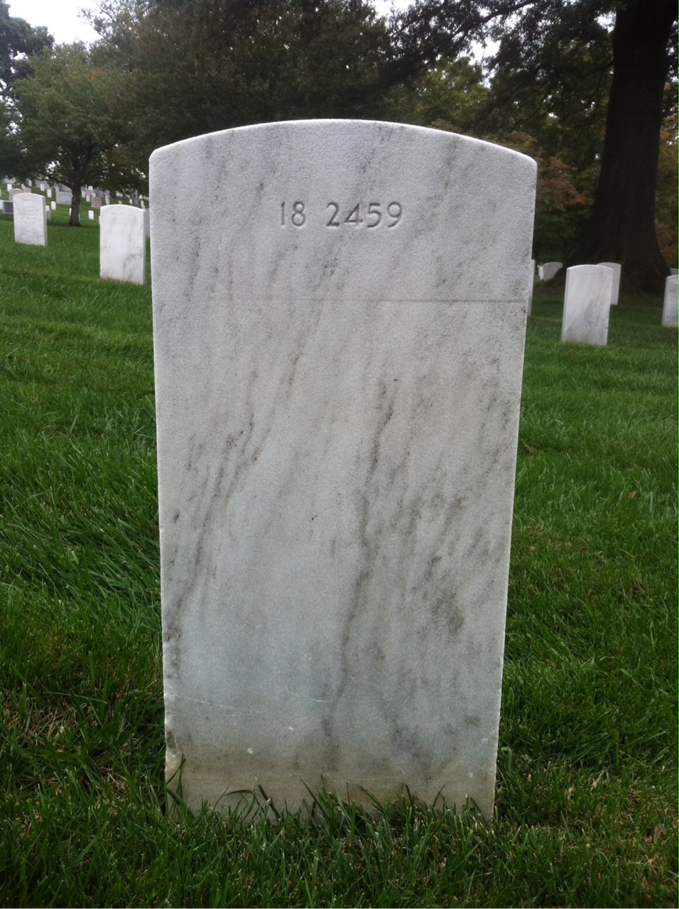 Back of headstone — Jay Botkin