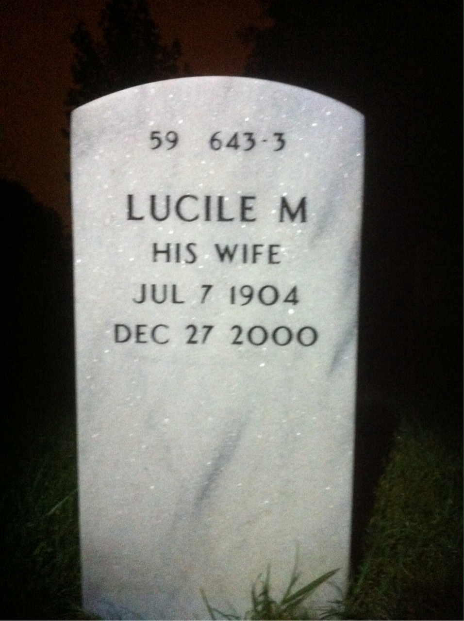 Back of headstone — John Phelan