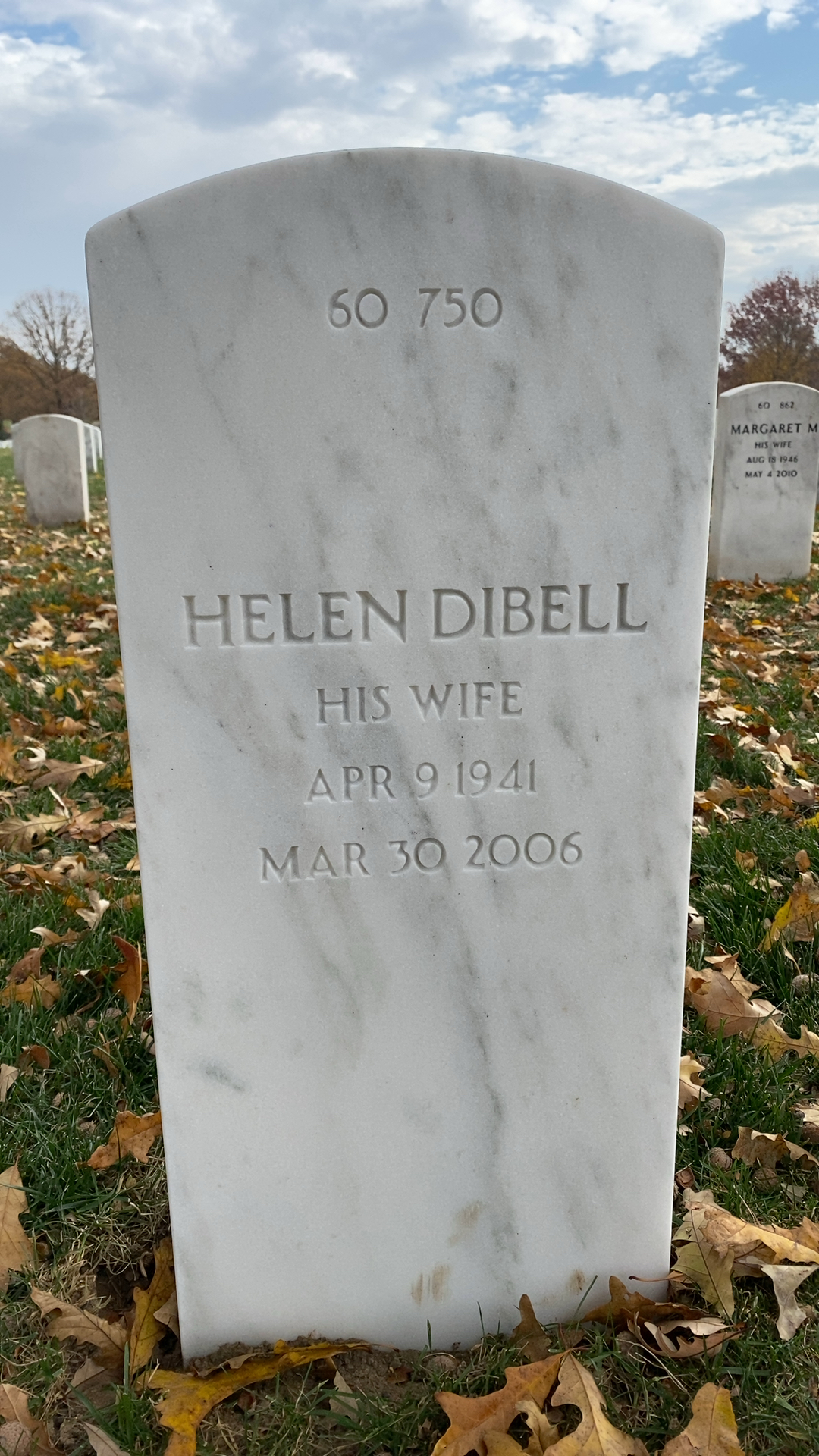 Back of headstone — Gordon Smith