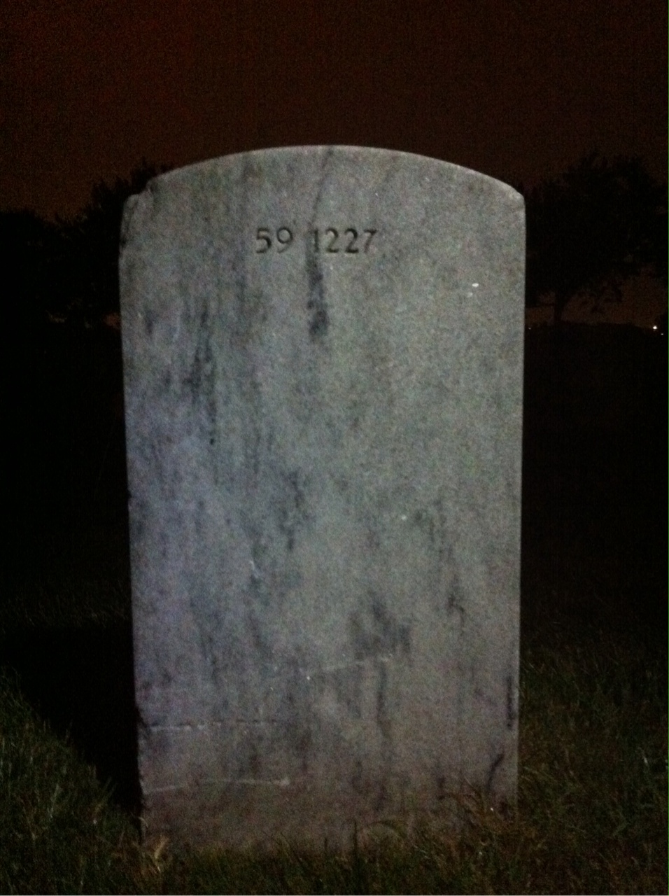 Back of headstone — Elizabeth Munyan