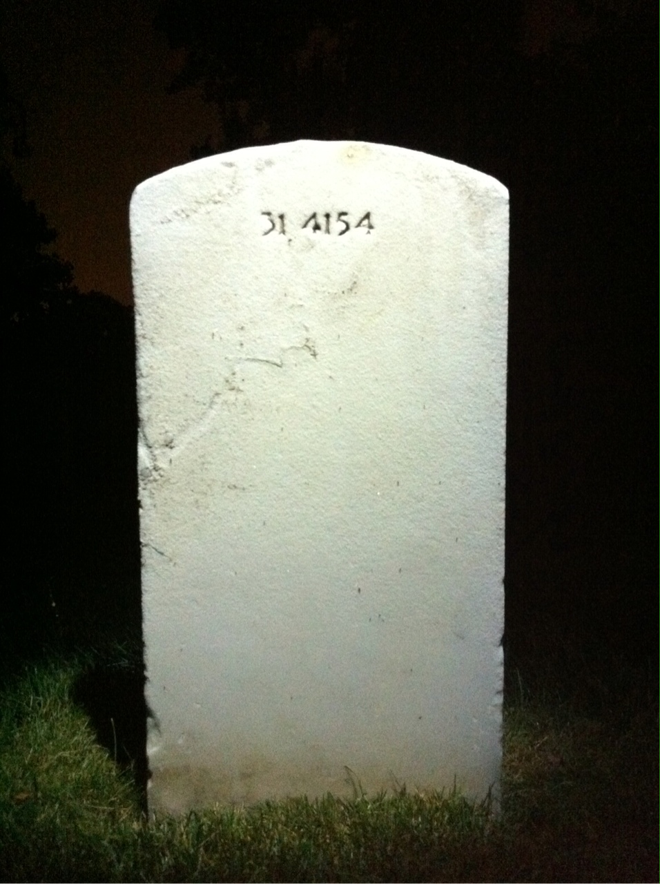Back of headstone — Ida Murphy