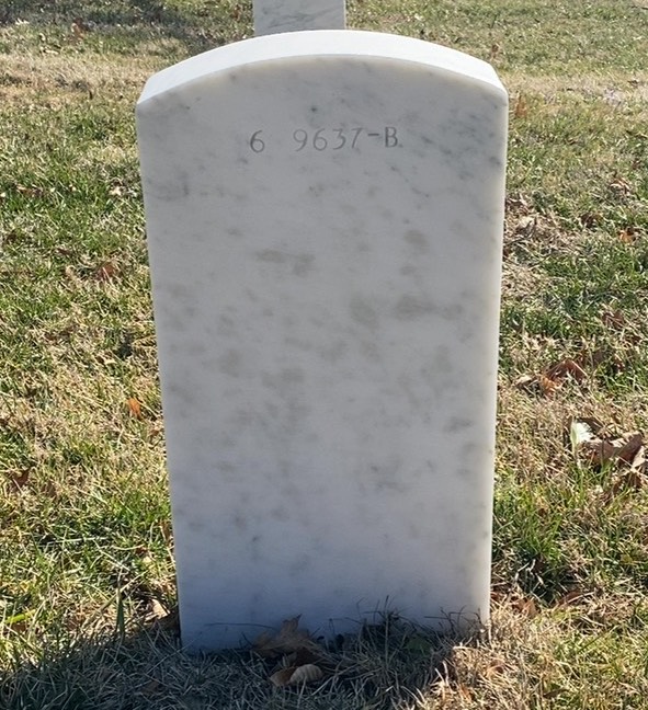 Back of headstone — Christian Beechwood