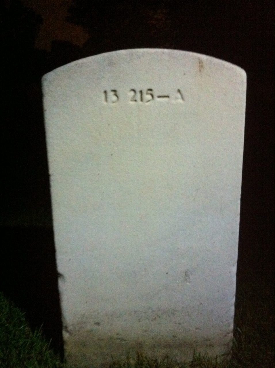 Back of headstone — Ernest Behncke