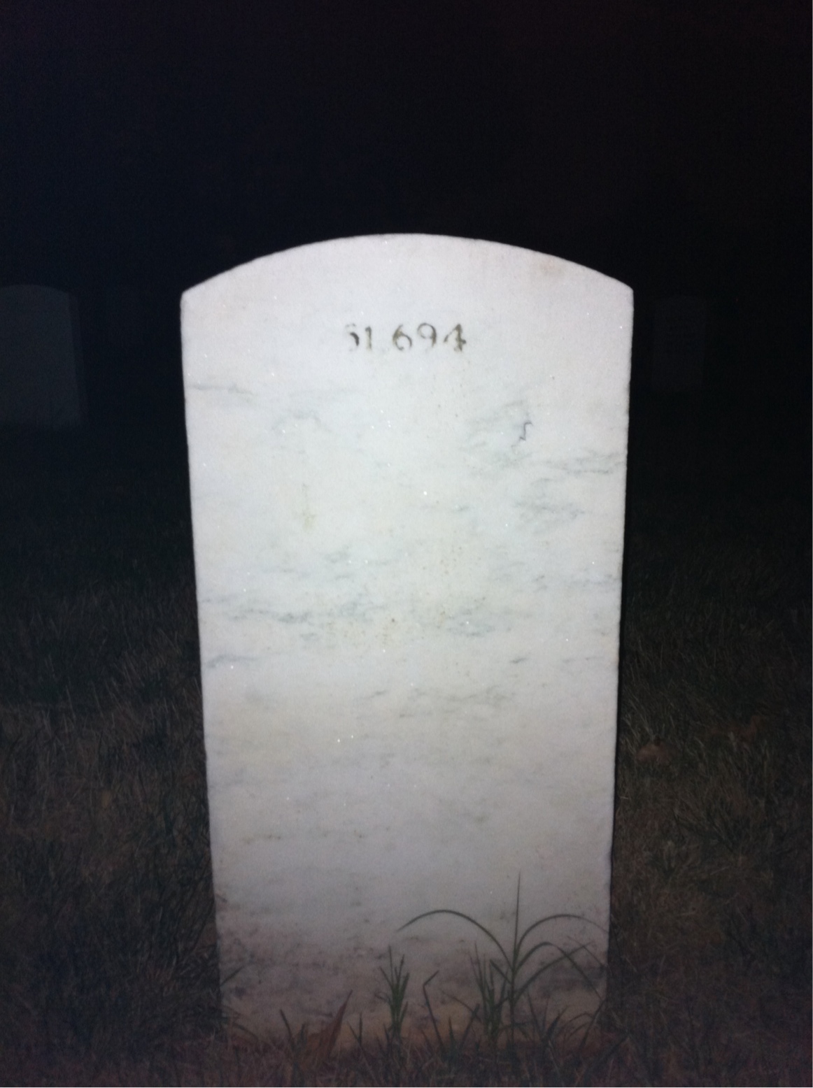 Back of headstone — Irwin Allein