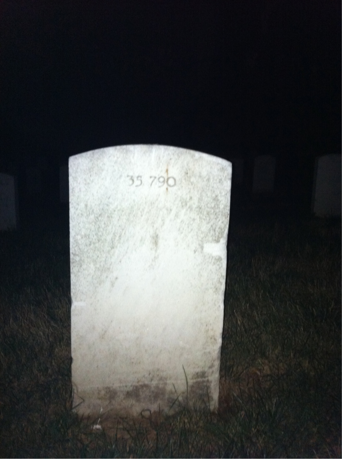 Back of headstone — Wendell H Woolworth