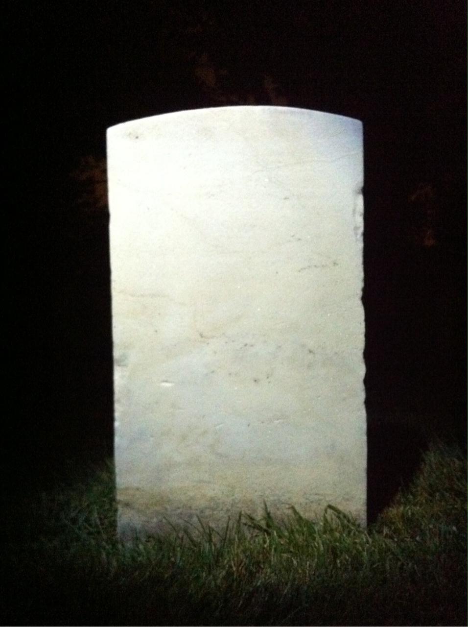 Back of headstone — James Bambrick
