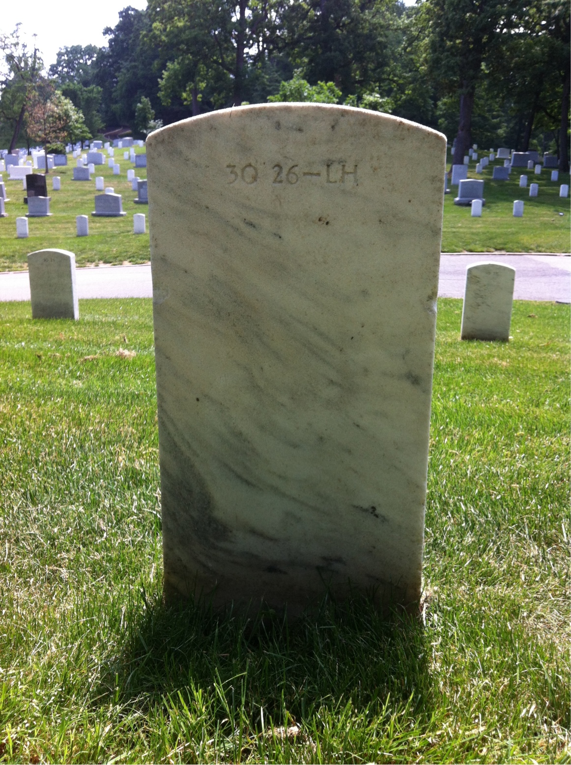 Back of headstone — Maida Andrews
