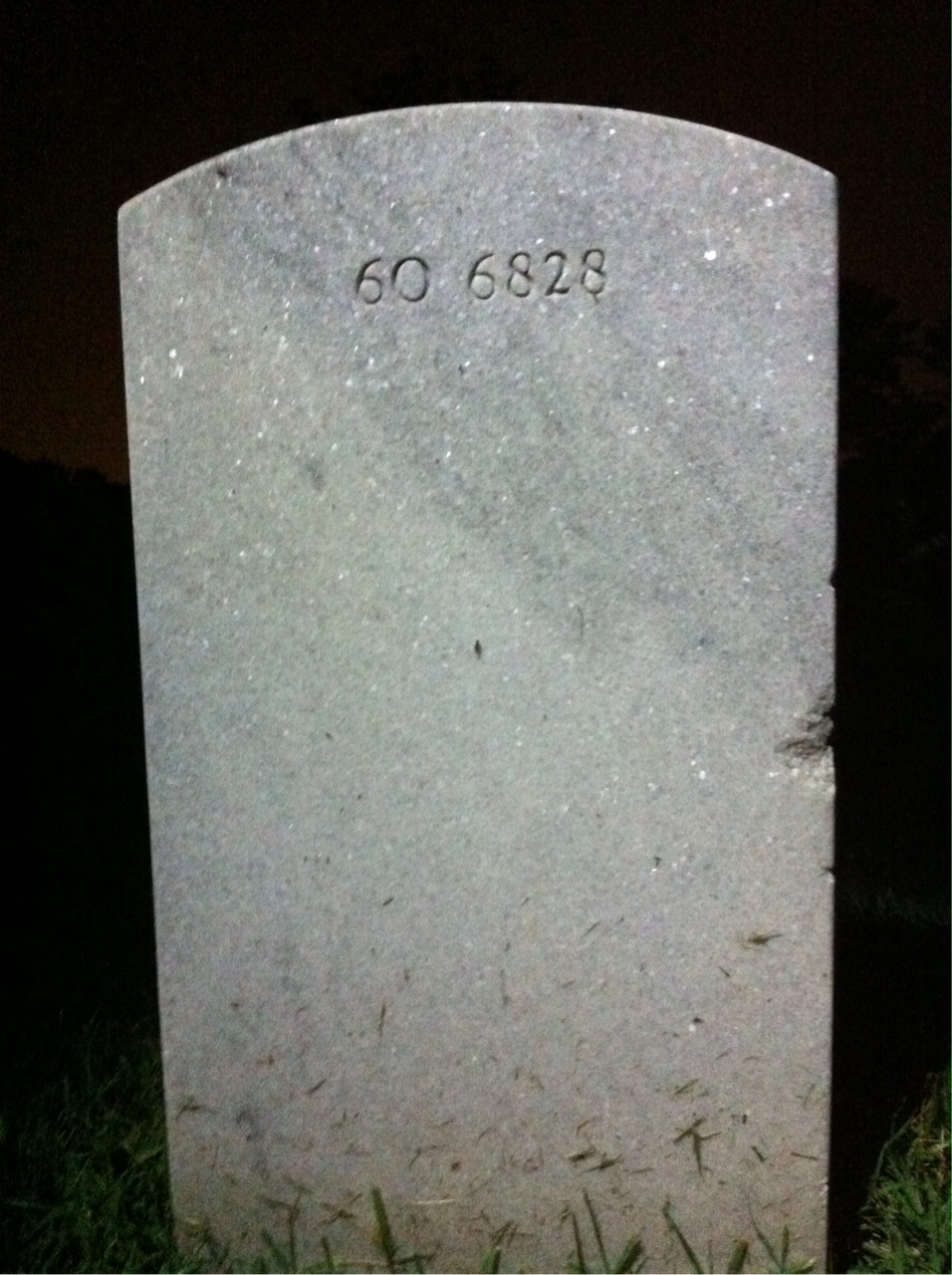 Back of headstone — Stanley Davis Clark