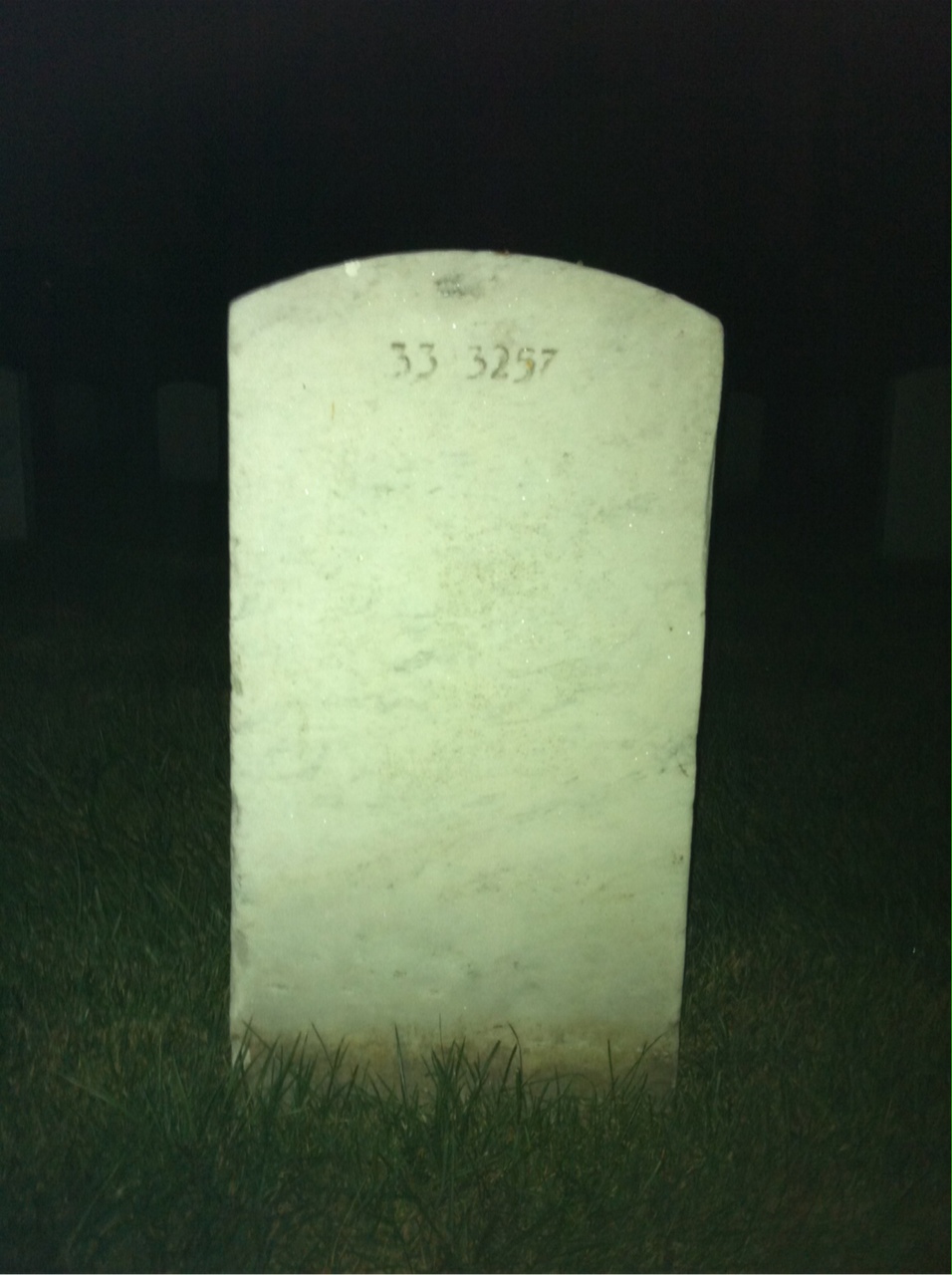 Back of headstone — William Bogdan