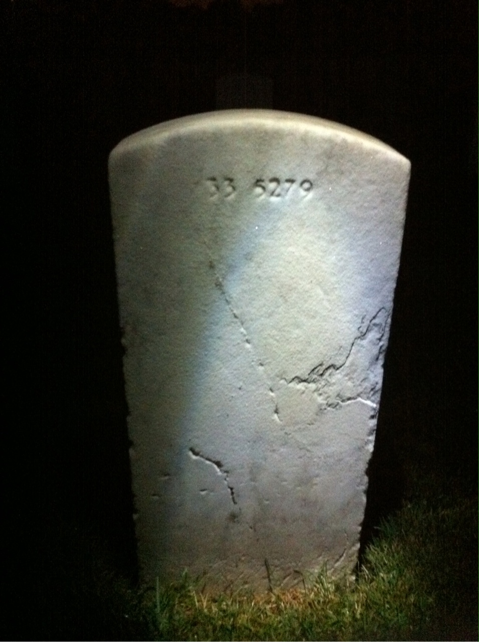 Back of headstone — Elmer Bremer