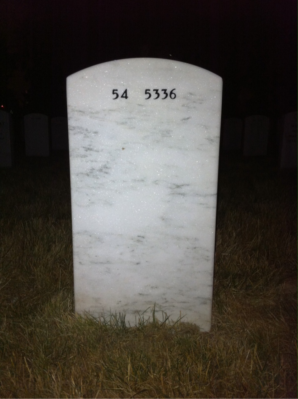 Back of headstone — Herman Giesen