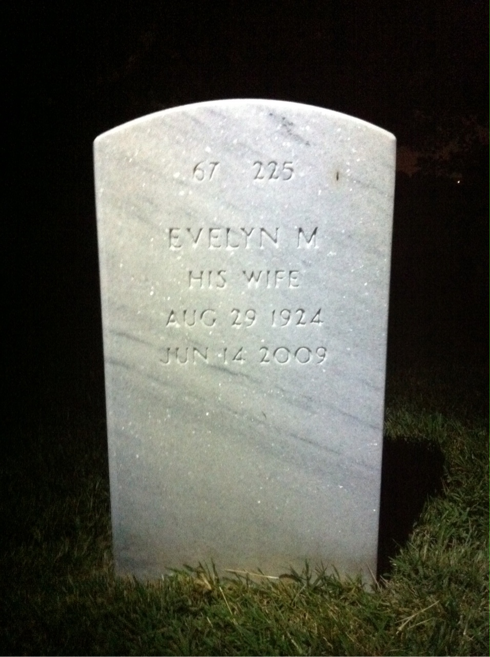 Back of headstone — William Erwin