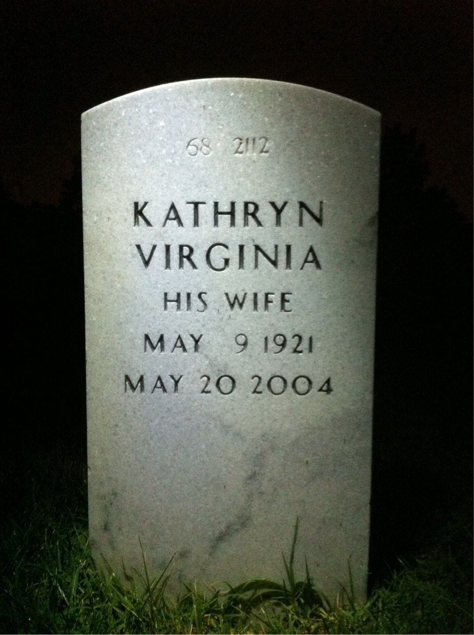 Back of headstone — Richard Boyce