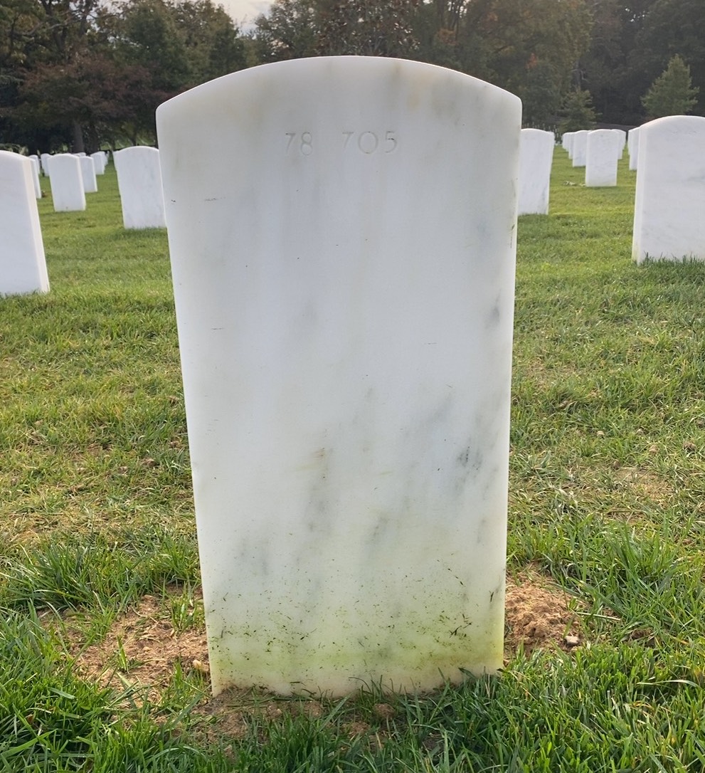 Back of headstone — Stanley Amrozowicz