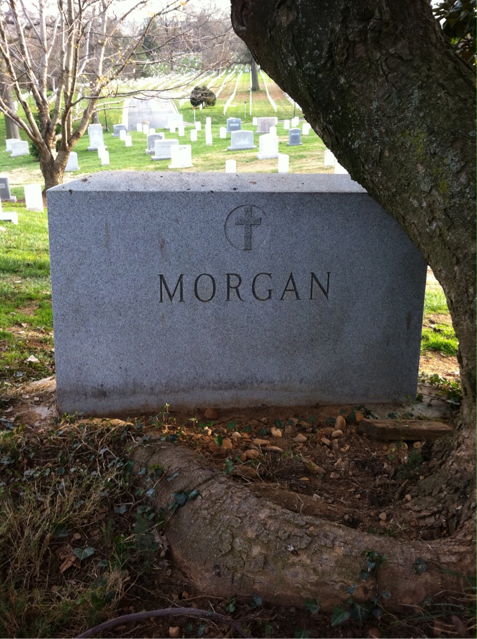 Back of headstone — John Morgan