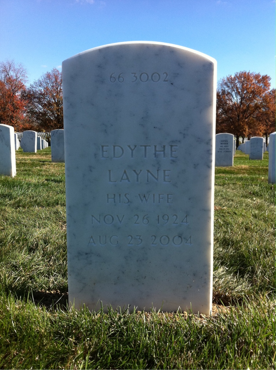 Back of headstone — Zygmund Lenchert