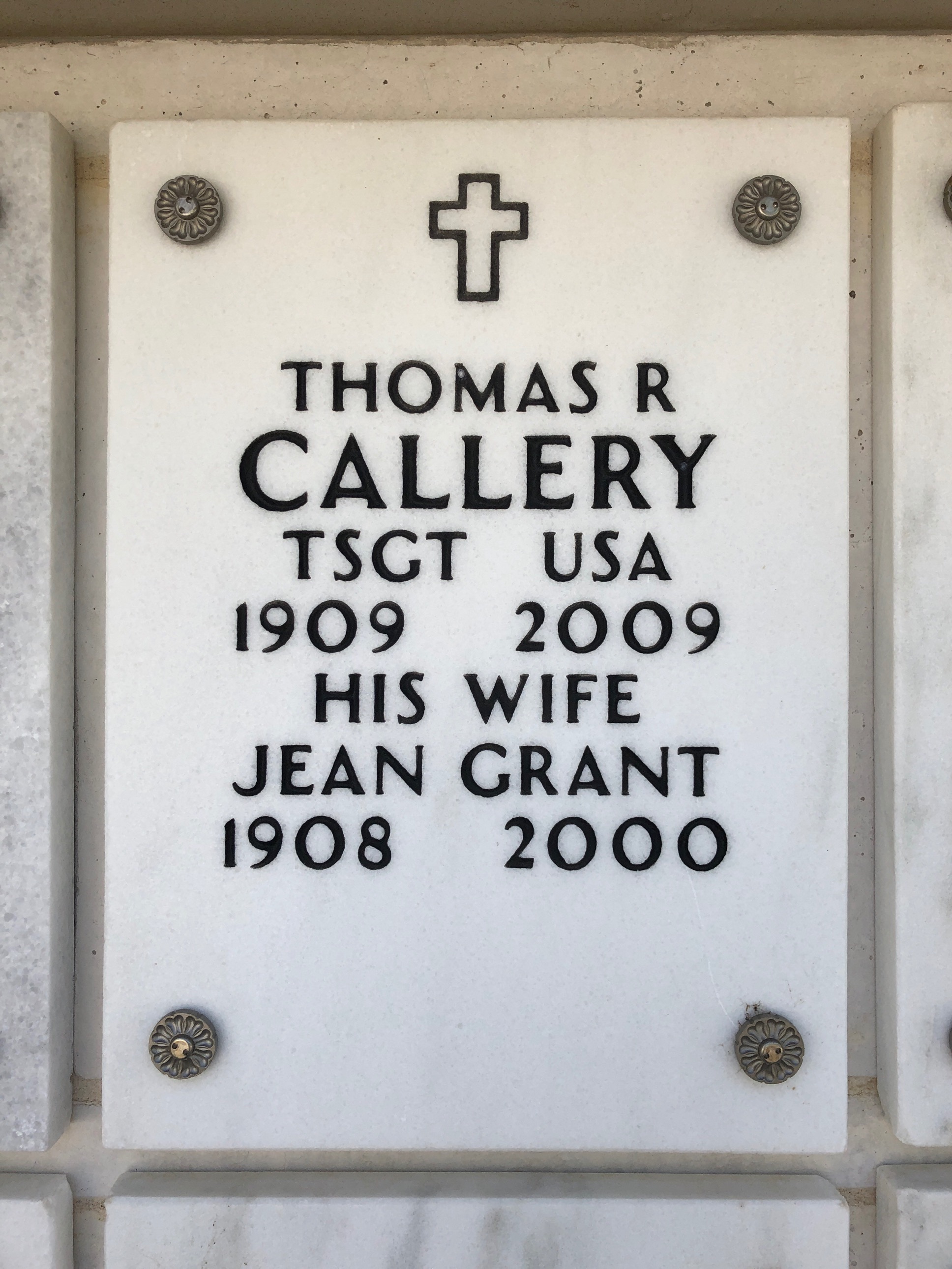 Thomas R Callery