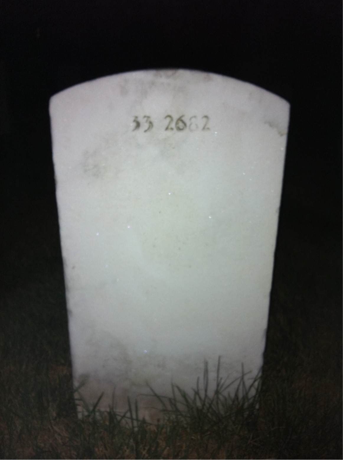 Back of headstone — Emerich Molnar