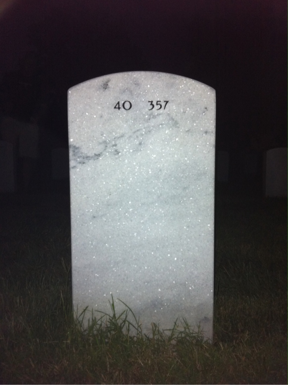 Back of headstone — Edward Schnug