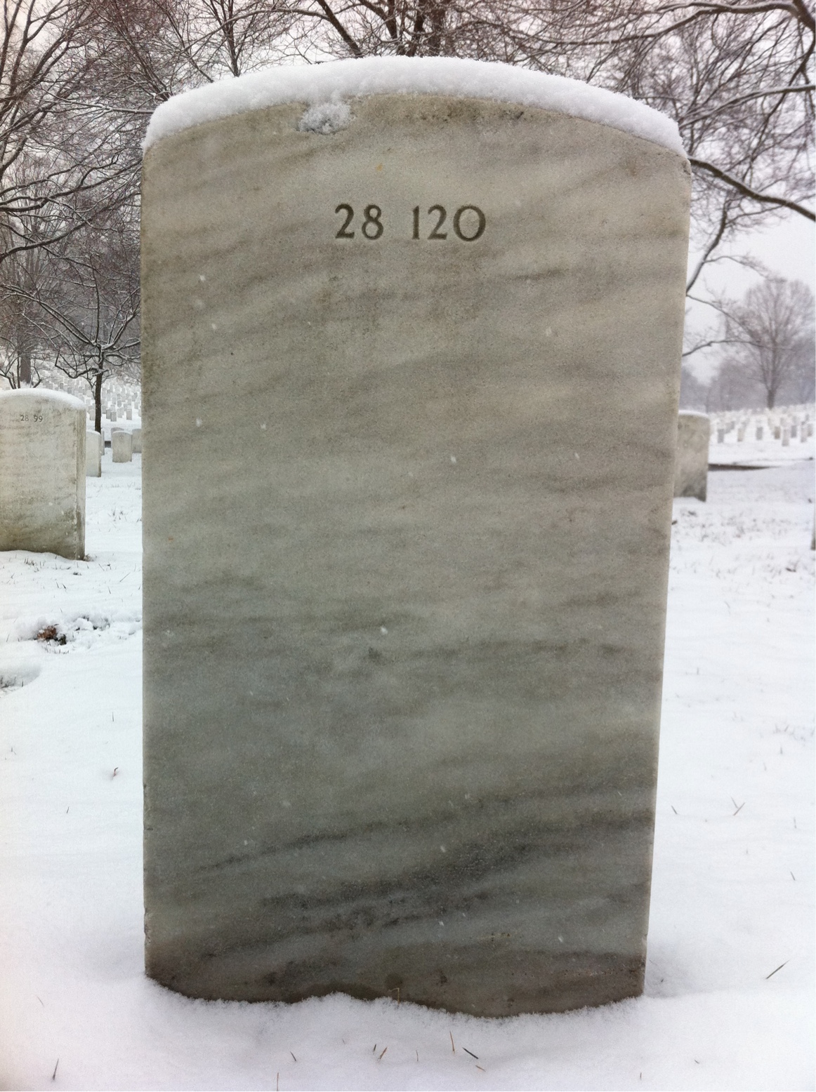 Back of headstone — Agnes Kranz