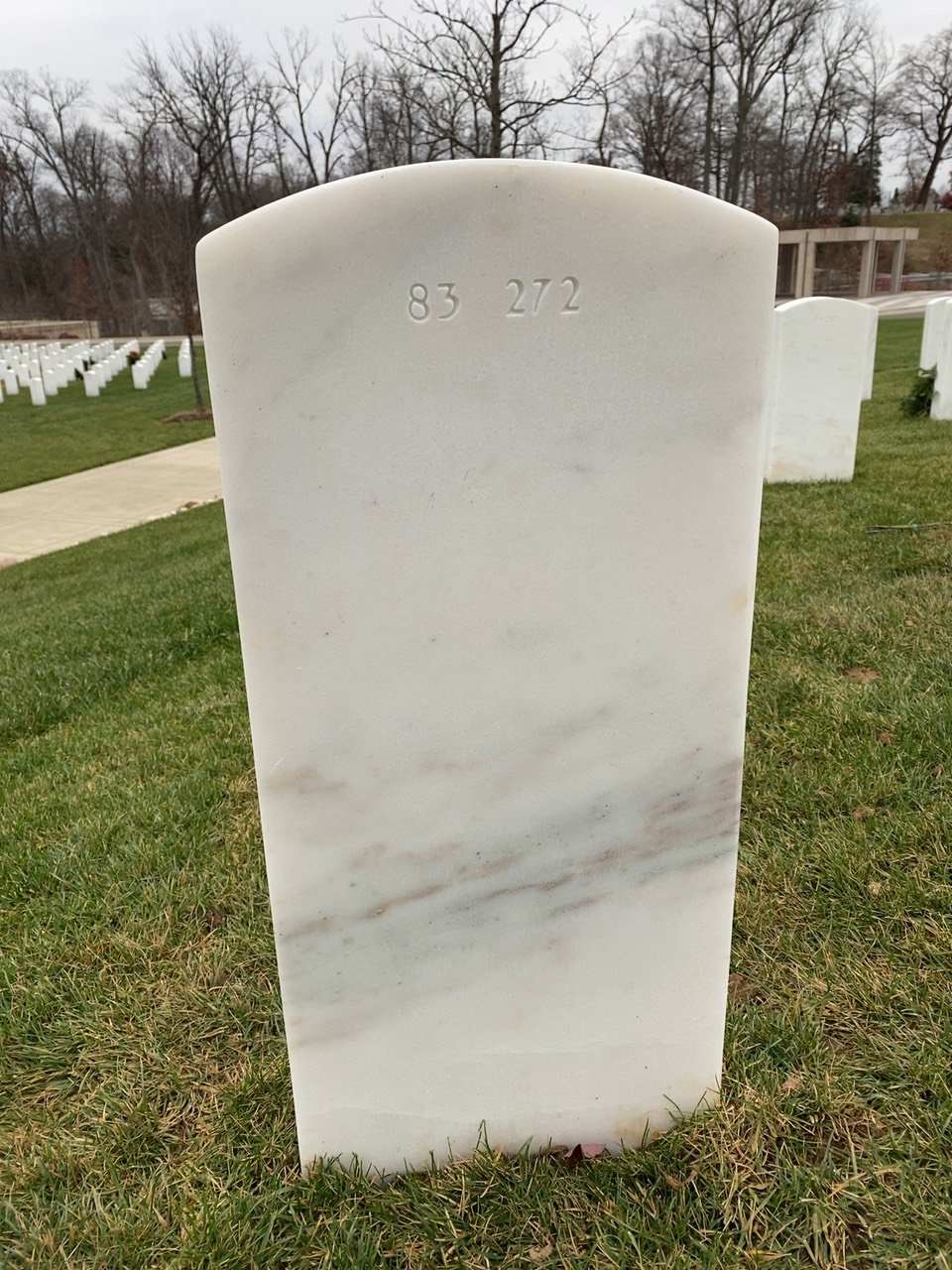 Back of headstone — William Parshall Tryon
