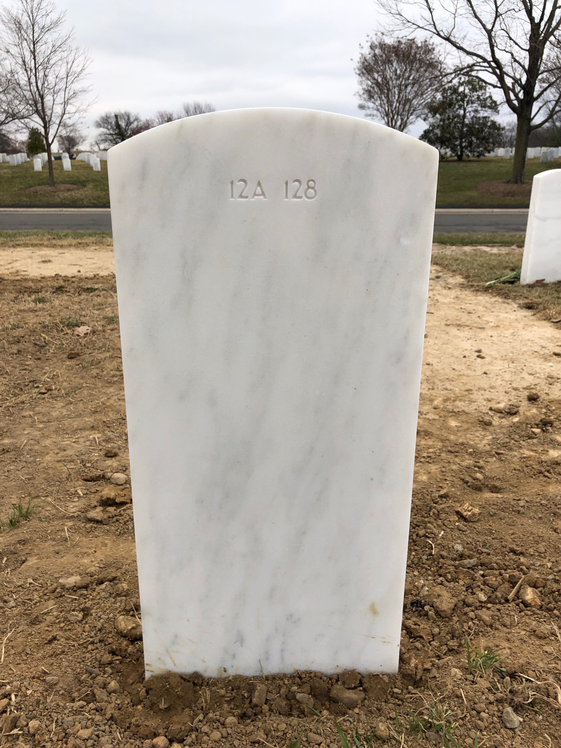 Back of headstone — Word Gibson Bizzell