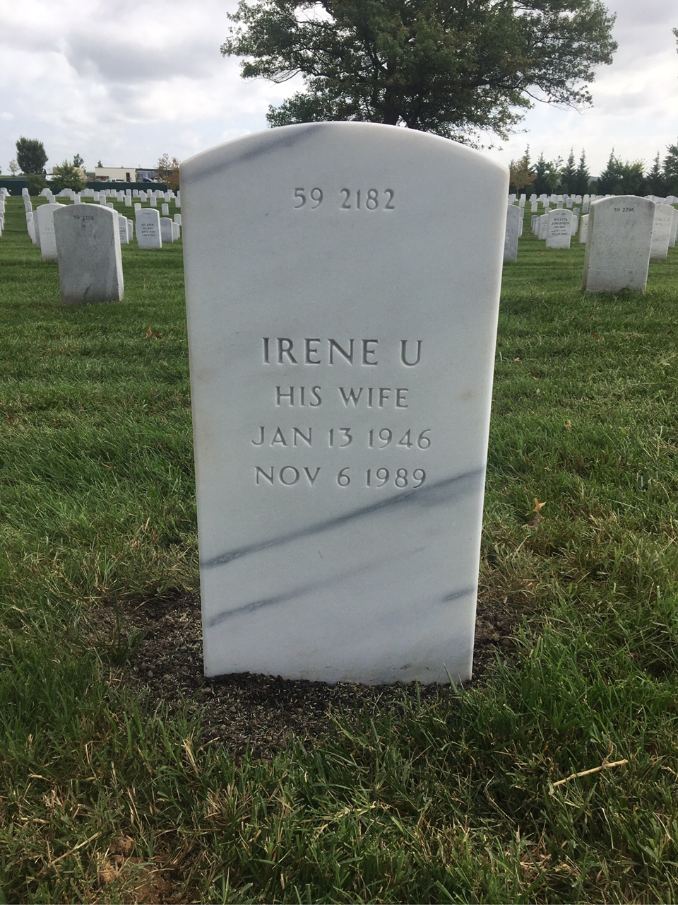 Back of headstone — Bernard James Prevost