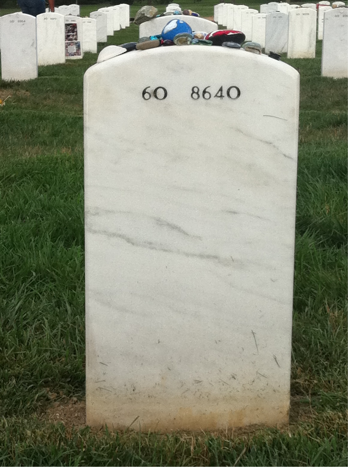 Back of headstone — Mark Dooley