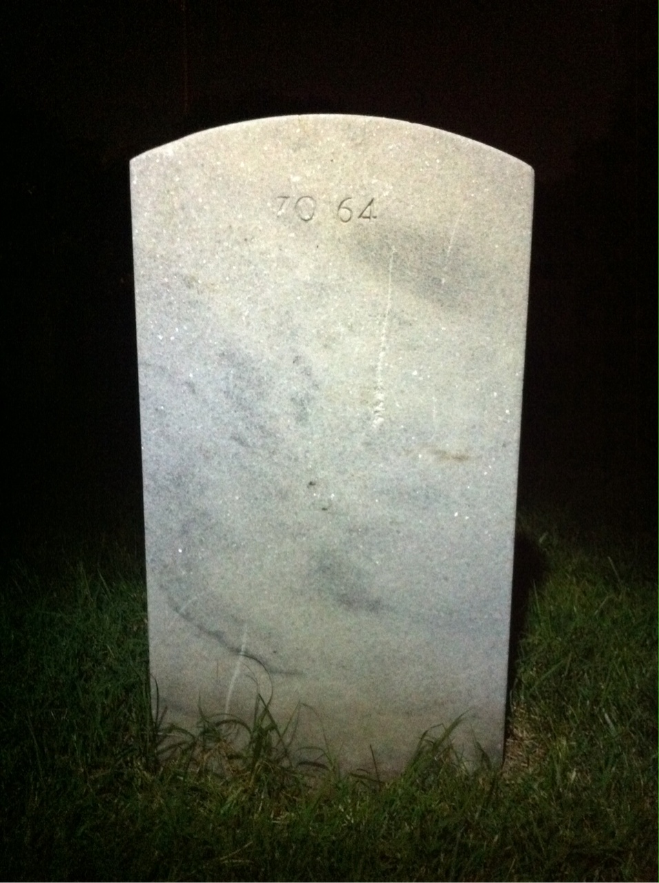 Back of headstone — Heather Blagg