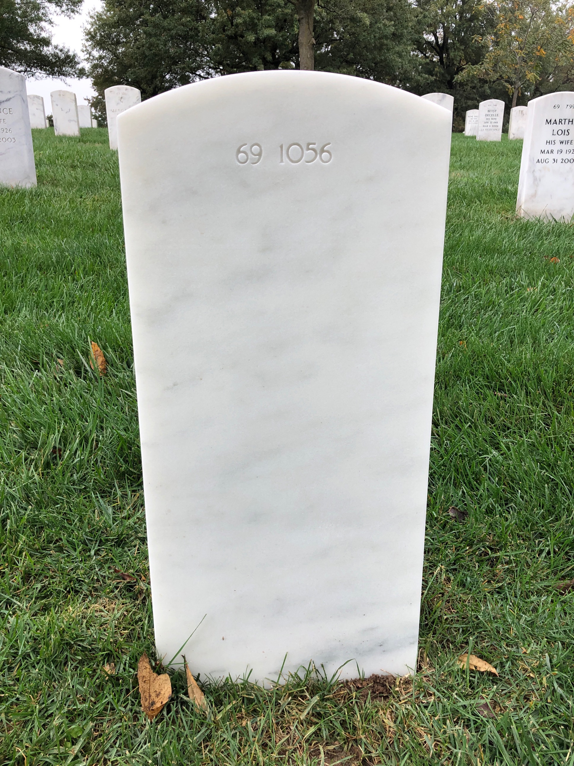 Back of headstone — Leo Balk