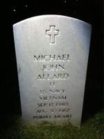 Michael Allard — Headstone Front