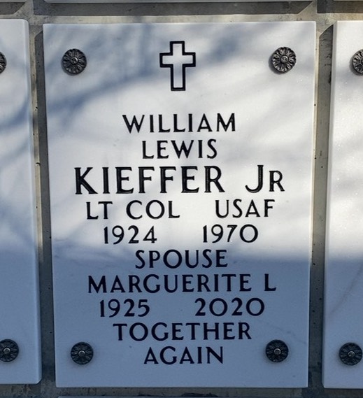 Headstone of William Lewis Kieffer Jr.