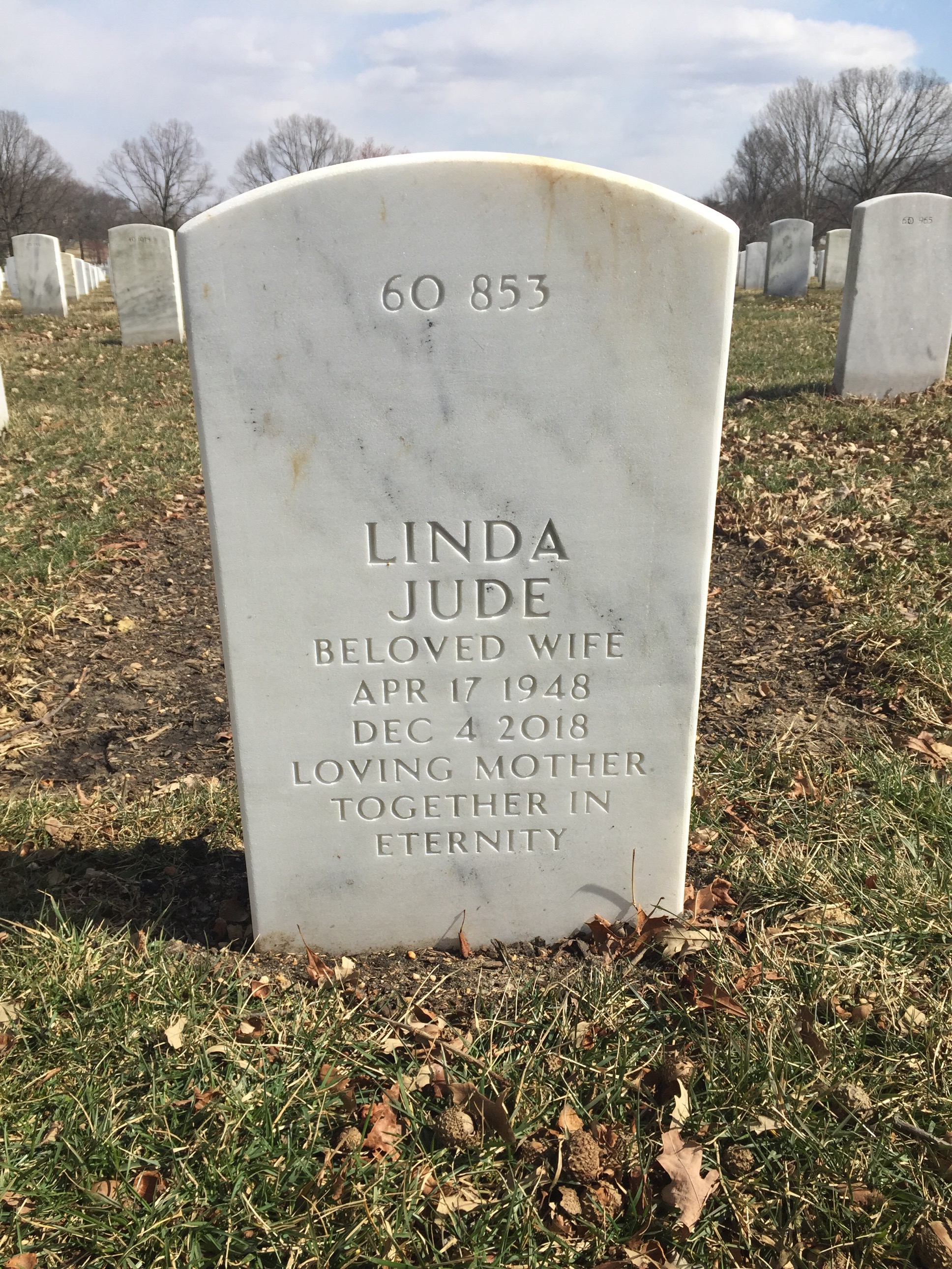 Back of headstone — Thomas Consedine