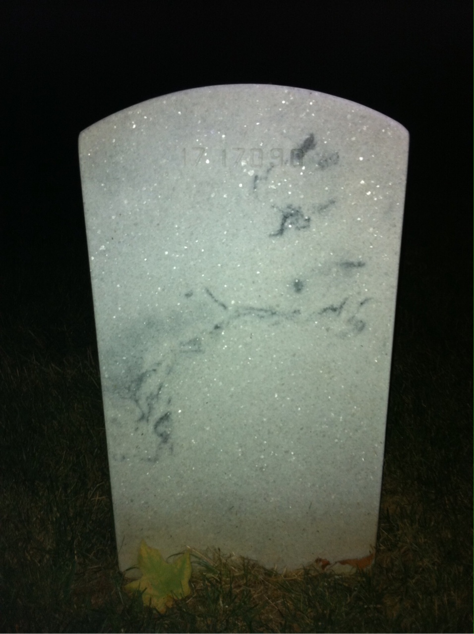 Back of headstone — Michael Murphy