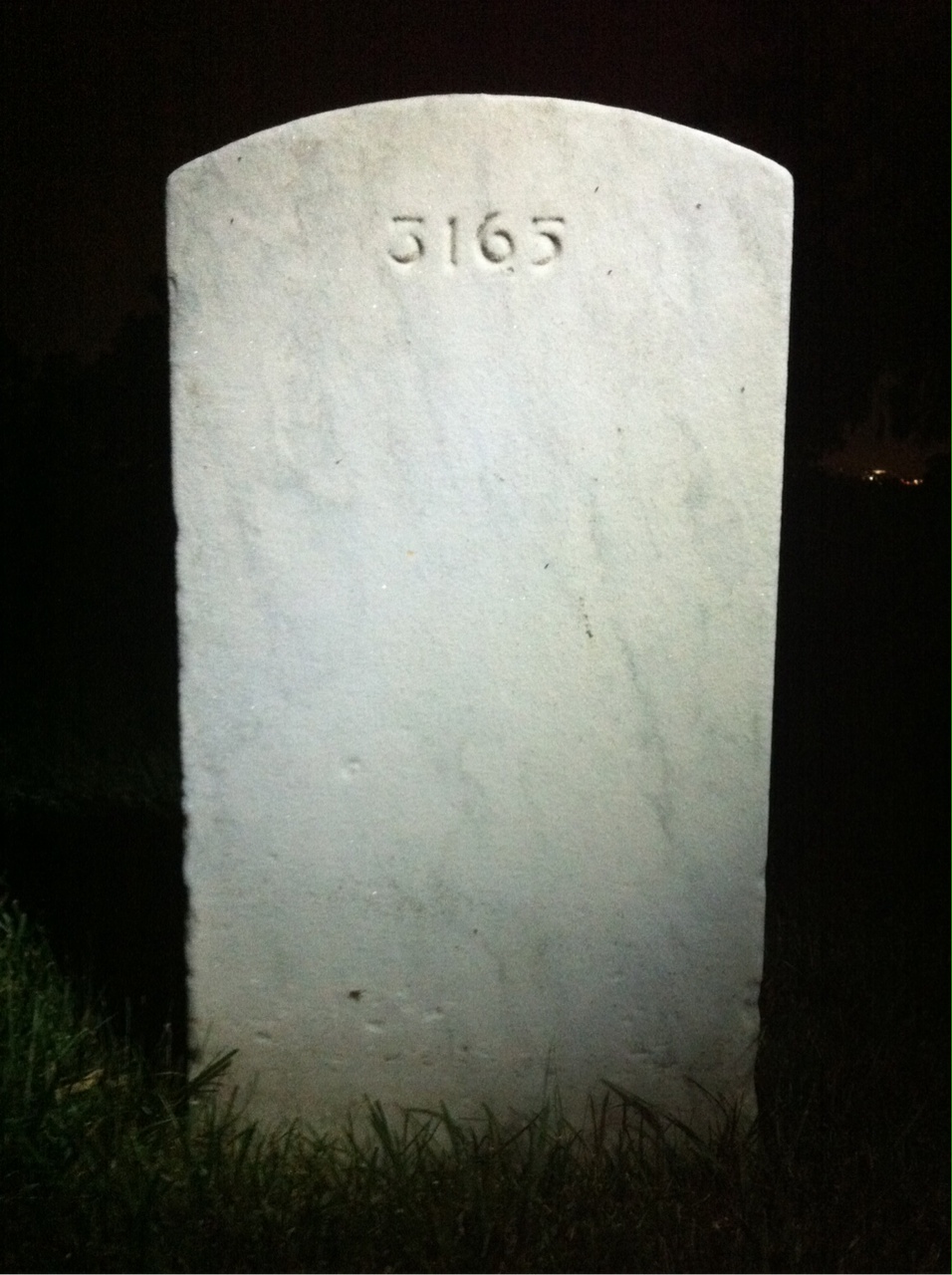 Back of headstone — Raymond Adkins